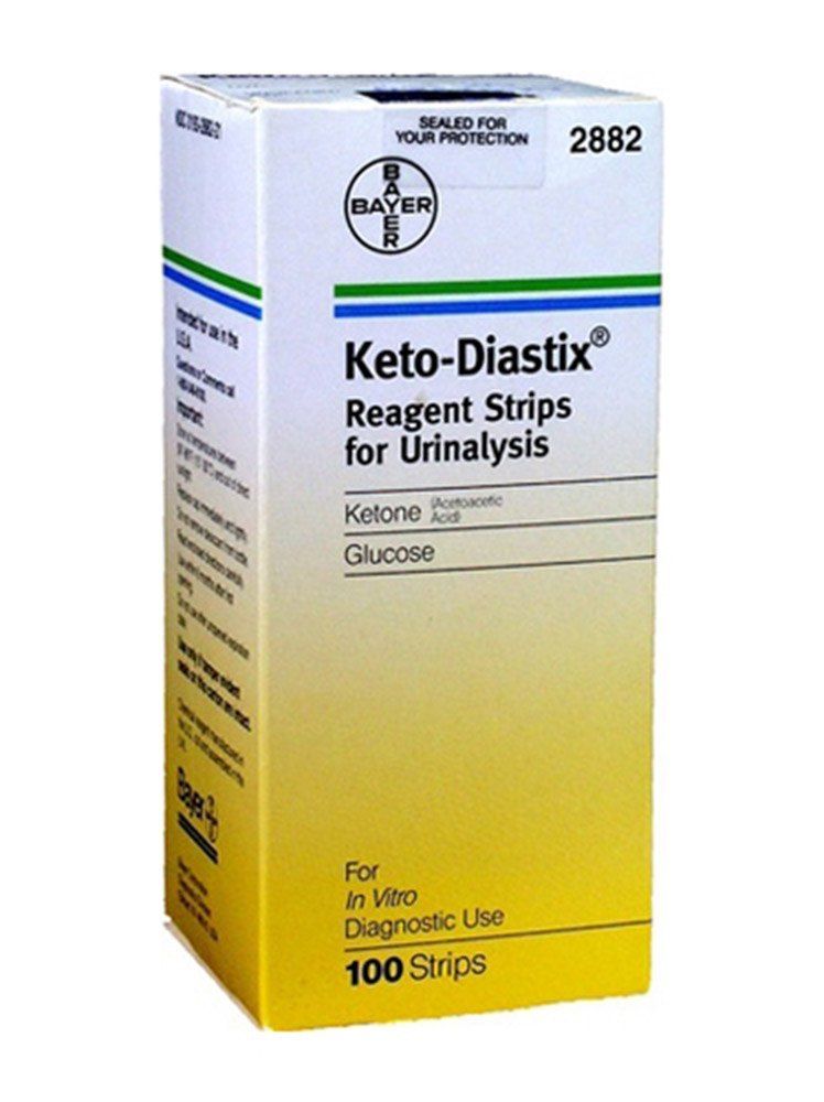 3 x Siemens Glucose+Ketone Urine Strips - Pack of 50 Strips
