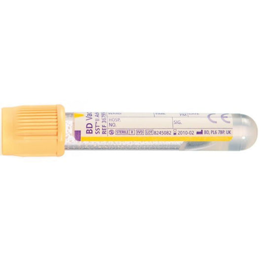 BD SST II Vacutainer Blood Collection Tube - 3.5ml Pack of 100 (367956)