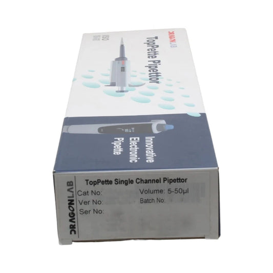 Dragon Lab TopPette Single Channel Pipettor - 5-50ul Box of 1 Unit