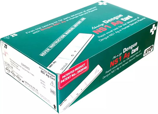 J.Mitra Advantage Ns1 Ag Dengue Rapid Card - Pack of 25 Tests (IR041025)