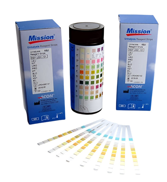 Mission Urine Strip 10P - Pack of 100 Strips