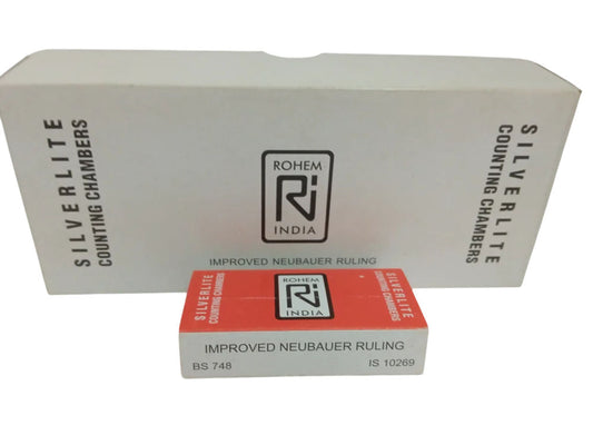 Rohem Silverline Neubauer Counting Chamber - Pack of 1 Piece