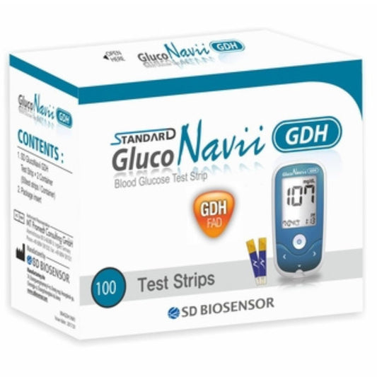 SD Biosensor GlucoNavii GDH Strips - Pack of 100 Strips