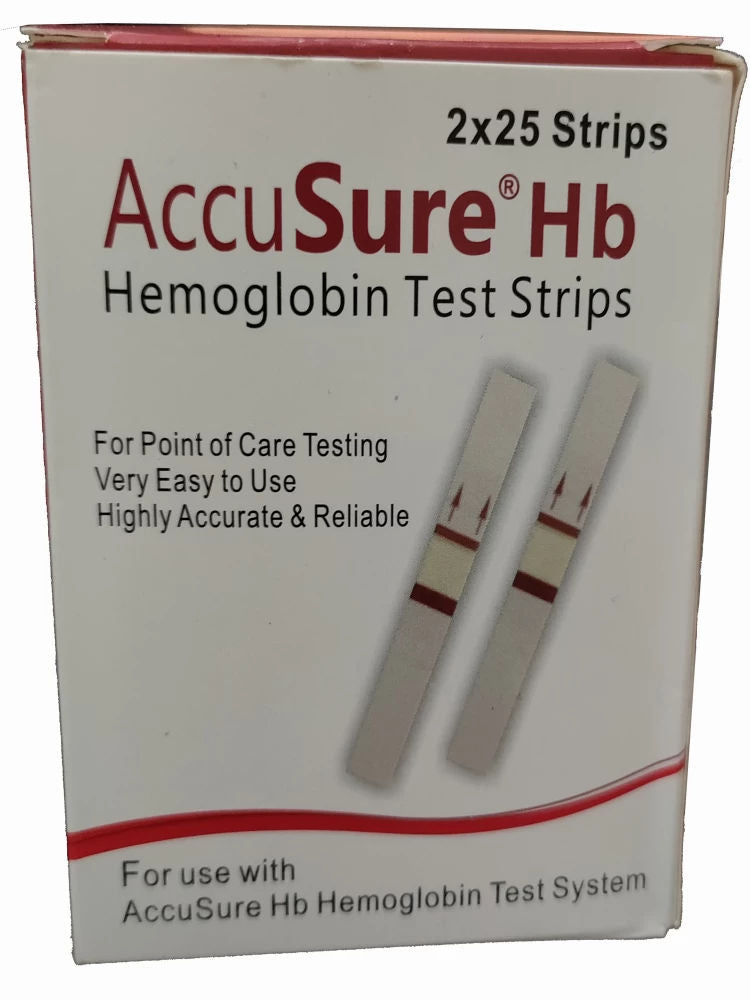 Accusure Hb Strip - Pack of 50 Strips