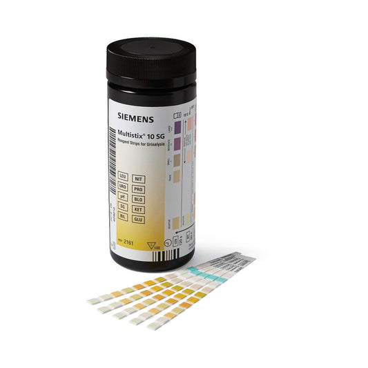 Siemens Multistix 10 Para Urine Strips - Pack of 100 Strips