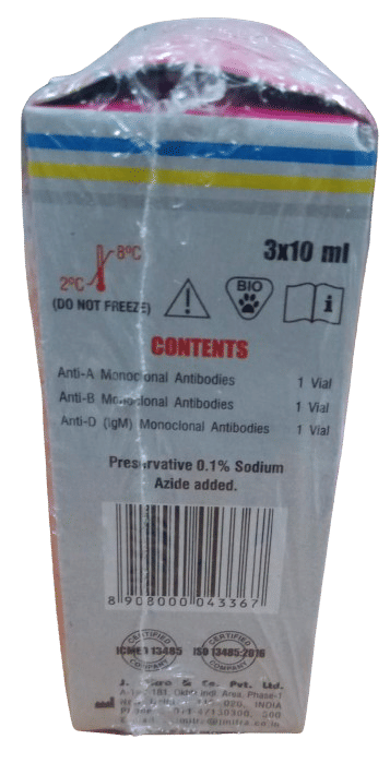 J. Mitra Combined ABD Monoclonal Antibodies Kit - 3x10ml